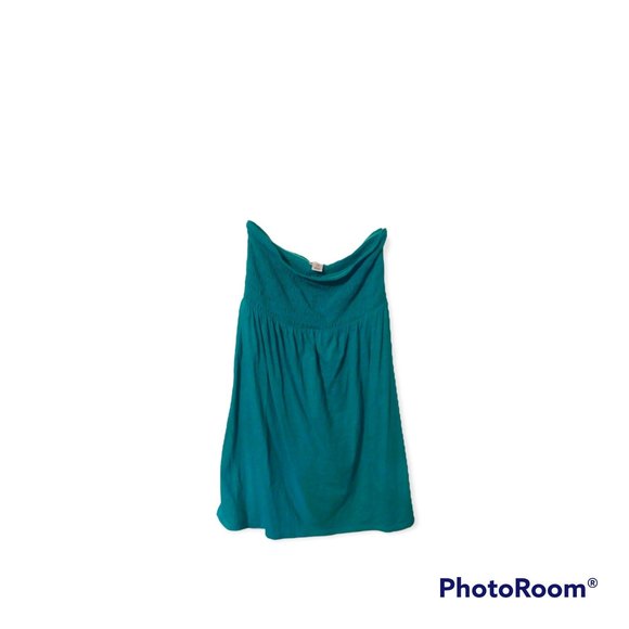 Mini Terry Cloth Strapless Beach Dress - Picture 1 of 4